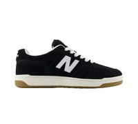 (8 UK, Black/White) New Balance Mens BB480IGB Leather Trainers