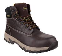 (8 UK, Brown) Stanley Mens Tradesman Lace Up Penetration Resistant Safety Boots