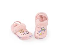 Disney Minnie Mouse Girls Pink Clogs | Fur Lined with Minnie & Daisy Character Design | Casual Wear Footwear for Everyday Adventures | Comfortable Kids Shoes Merch - 8 UK Child