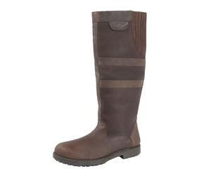 (8 UK, Dark Brown) Woodland Womens/Ladies Hailey Waxy Leather Gusset Country Boot
