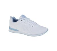 (8 UK) Dek Curve Womens Bowl Trainer Mesh Lace Shoes White/Blue