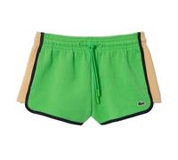 (8 UK, Green) Lacoste Womens/Ladies Pique Contrast Panel Shorts