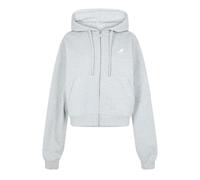 (8 UK, Grey) Kangol Womens/Ladies Ribbed Full Zip Hoodie