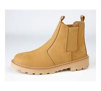 (8 UK, Honey Nubuck) Grafters Mens Grinder Safety Twin Gusset Leather Dealer Boots