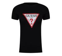 (8 UK, Jet Black) Guess Womens/Ladies Logo Cotton T-Shirt