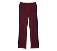 (8 UK L, Red) Lacoste Womens/Ladies Organic Cotton Side Stripe Joggers