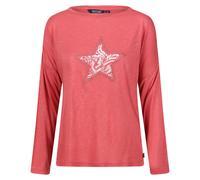 Regatta Women's Carlene Long-Sleeved T-Shirt - Mineral Red - Mineral Red - 8 UK - 60% Cotton/40% Polyester