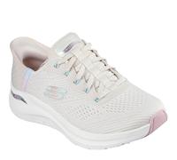 (8 UK, Natural/Pink) Skechers Womens/Ladies Arch Fit 2.0 - Easy Chic Trainers