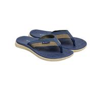 Ben Sherman Mens Surfside Flip Flops Navy/Khaki 8