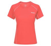 (8 UK, Neon Peach) Regatta Womens/Ladies Devote II Contrast Detail T-Shirt