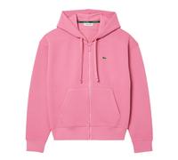 (8 UK, Pink) Lacoste Womens/Ladies Pique Full Zip Hoodie