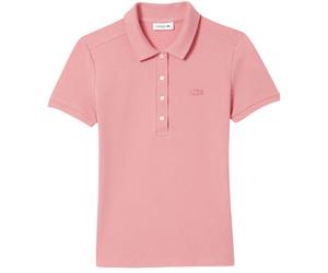 (8 UK, Pink) Lacoste Womens/Ladies Pique Stretch Polo Shirt