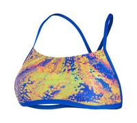 (8 UK, Pink/Yellow) Speedo Womens/Ladies Abstract Bikini Top