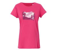 (8 UK, Pop) Regatta Womens/Ladies Breezed V Pine Tree T-Shirt