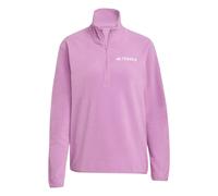 (8 UK, Purple) Adidas Womens/Ladies Essentials Long-Sleeved Fleece Jacket