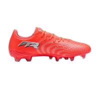 (8 UK, Red/Silver) Puma Womens/Ladies Future 9 Play Firm Ground Football Boots