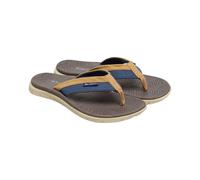 Ben Sherman Mens Surfside Flip Flops Navy/Tan 8