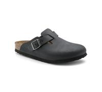 (8 UK) Unisex Birkenstock Leather Clogs Black Regular fit