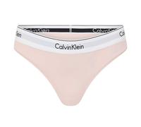 (8 UK, Vibrant Pink) Calvin Klein Womens/Ladies Logo Cotton Blend Thong