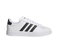 (8 UK, White/Black) Adidas Mens Grand Court 2.0 Trainers