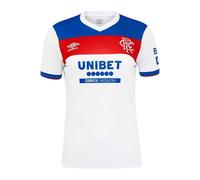 (8 UK, White/Blue) Umbro Womens/Ladies 2025/2026 Rangers FC Away Shirt