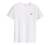 (8 UK, White) Levis Womens/Ladies Baby Ribbed Short-Sleeved T-Shirt