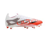 (8 UK, White/Red) Puma Mens Ultra 5 Match Firm Ground Football Boots