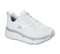 (8 UK, White) Skechers Womens/Ladies Max Cushioning Elite Geometric Pattern Trainers