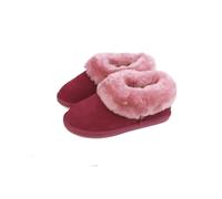 (8 UK, Wine) Eastern Counties Leather Womens/Ladies Elena Sheepskin Slipper Boots