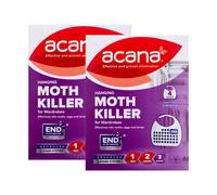 8 units of Acana Hanging Moth Killer & Freshener for wardrobe protect clothes by Acana