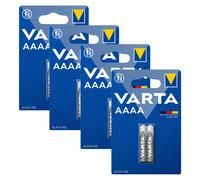 Varta 4061 ALKALINE Special AAAA 1.5V Batteries 640mAh 2piece Keyl...