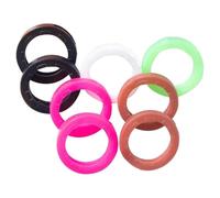 8 Vibrant Caps Home Office Organizer Silicone Cover for Simple Classification of Mixed Shapes and Rings, フリーサイズ