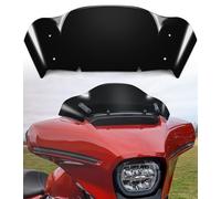8" Wave Windshield Windscreen Compatible with Harley Davidson CVO Street Glide FLHXSE 2023-later, Street Glide FLHX 2024-later, FLXHU 2025-later (Black)