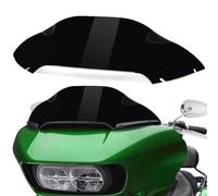 8" Wave Windshield Windscreen Wind Splitter fits for Harley Davidson Touring Road Glide FLTR 2015-2023 2016 2017 2018 2019 2020 2021 2022 (Black)