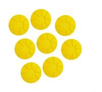 8-Way Bee for escape Tool 26cm Plastic Yellow Hive Accessory Set of 8 | Lightweight plastic construction guides bees out of for the hive and prevents re-entry for efficient honey