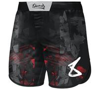 8 Weapons Fight Shorts, Hit 2.0, Black/Red
