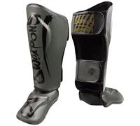 8 Weapons Unlimited 2.0 Shin Guards Olive/Black