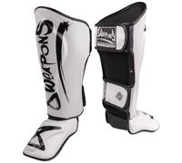 8 Weapons Unlimited 2.0 Shin Guards White/Black