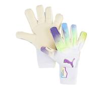 (8, White/Purple) Puma Unisex Adult Ultra Ultimate Hybrid Goalkeeper Gloves