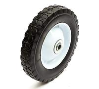 8 x 1.75 Inch Lawnmower Steel Wheel & Solid PU Tyre 8" Diamond Tread Mower 8x1.75