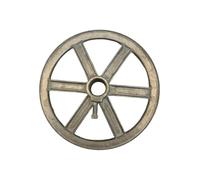 8" x 1" bore, no Keyway, Chicago Die Cast Pulley, 100% Made in The USA!