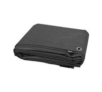 8 x 10 m Grey 200 GSM Tarpaulin Waterproof Heavy Duty Tarp Sheet Cover, Groundsheet - Waterproof, Weatherproof, Frost-Resistant, UV Protection, Universal, Multipurpose, Reinforced Eyelets