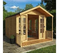 8 x 12 Mercia Premium Traditional T&G Summerhouse with Veranda