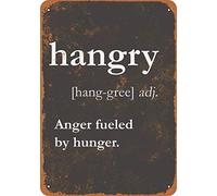 8 X 12 Metal Sign - Definition Hangry - Vintage Wall Decor Art