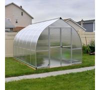 Palram Canopia Bella Aluminium Bell Shaped Greenhouse with Polycarbonate Panels - 8 x 12ft