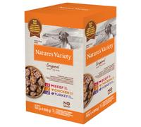 8 x 150g Nature's Variety Mixed Pack Wet Dog Food - 6 + 2 Free!* - Original Paté No Grain Mini Beef, Chicken, Turkey (8 x 150g)