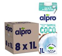 8 x 1L Alpro Tempting And Tropical Coconut Drink Gluten Free Plant-Based