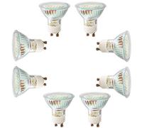 8 x 2.5W GU10 LED Cool White, 6000K, 270lm, Incandescent Equivalent 20W, 120° Wide Beams, GU10 LED Bulb, Spot Light Lamp