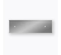 8 x 2 Wall or Door Silver Nameplate Holder with Clear Plastic Insert (10)