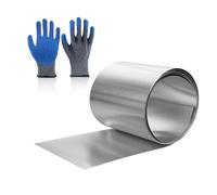8" x 20' Aluminium Flashing Roll, 0.2mm Thick Roof Flashing Sheet for Roofing, Windows, Doors, Sheds & Home Repair Projects